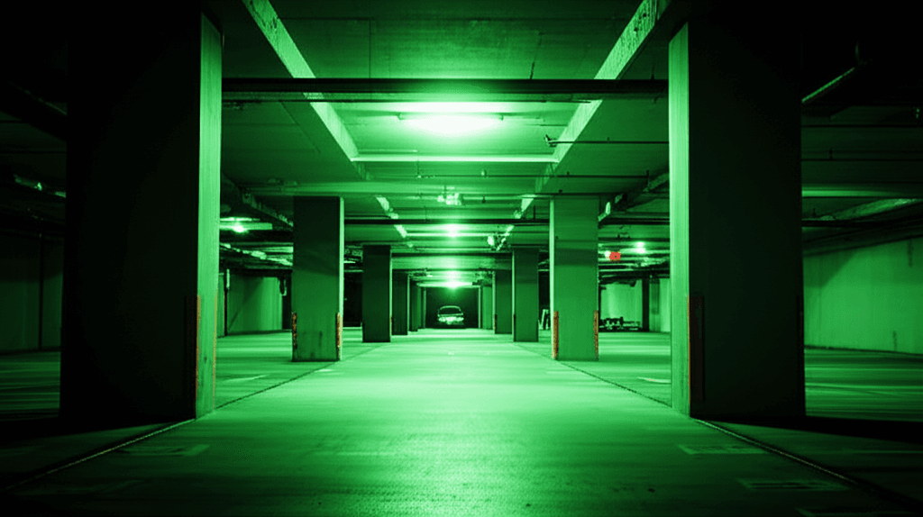 Underground parking garage