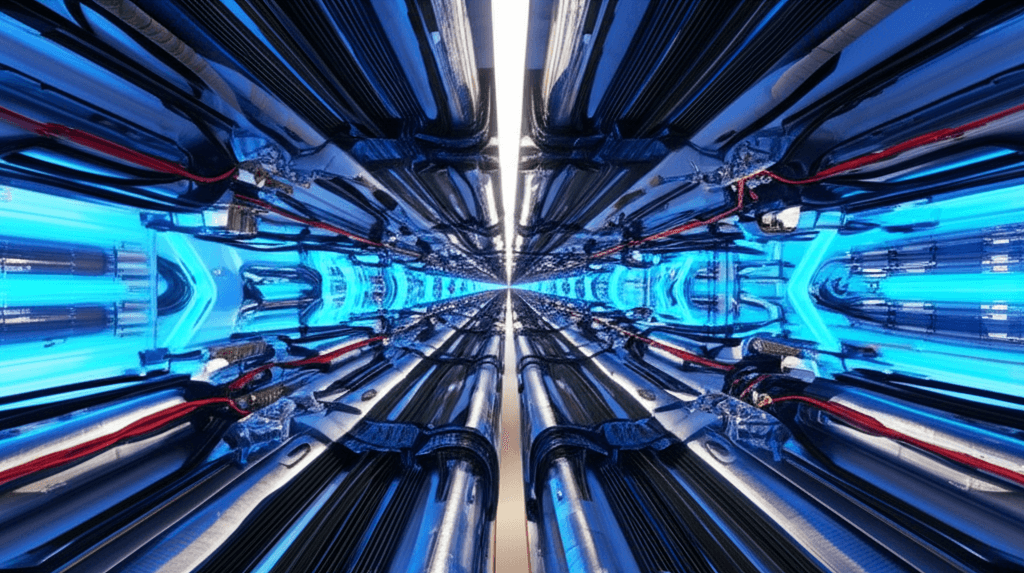 Particle accelerator tunnel