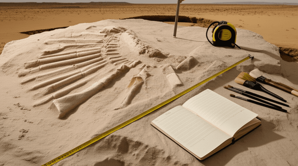 Paleontology dig site