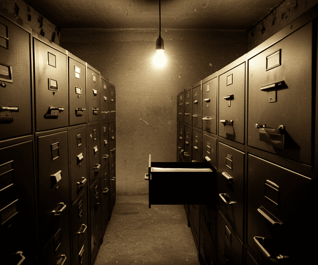Old case files storage