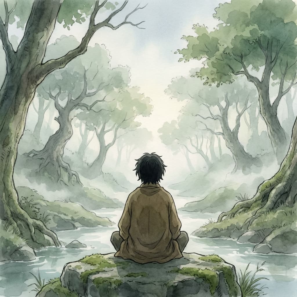 Atmospheric Healing still preview: Misty forests, tranquil wonder