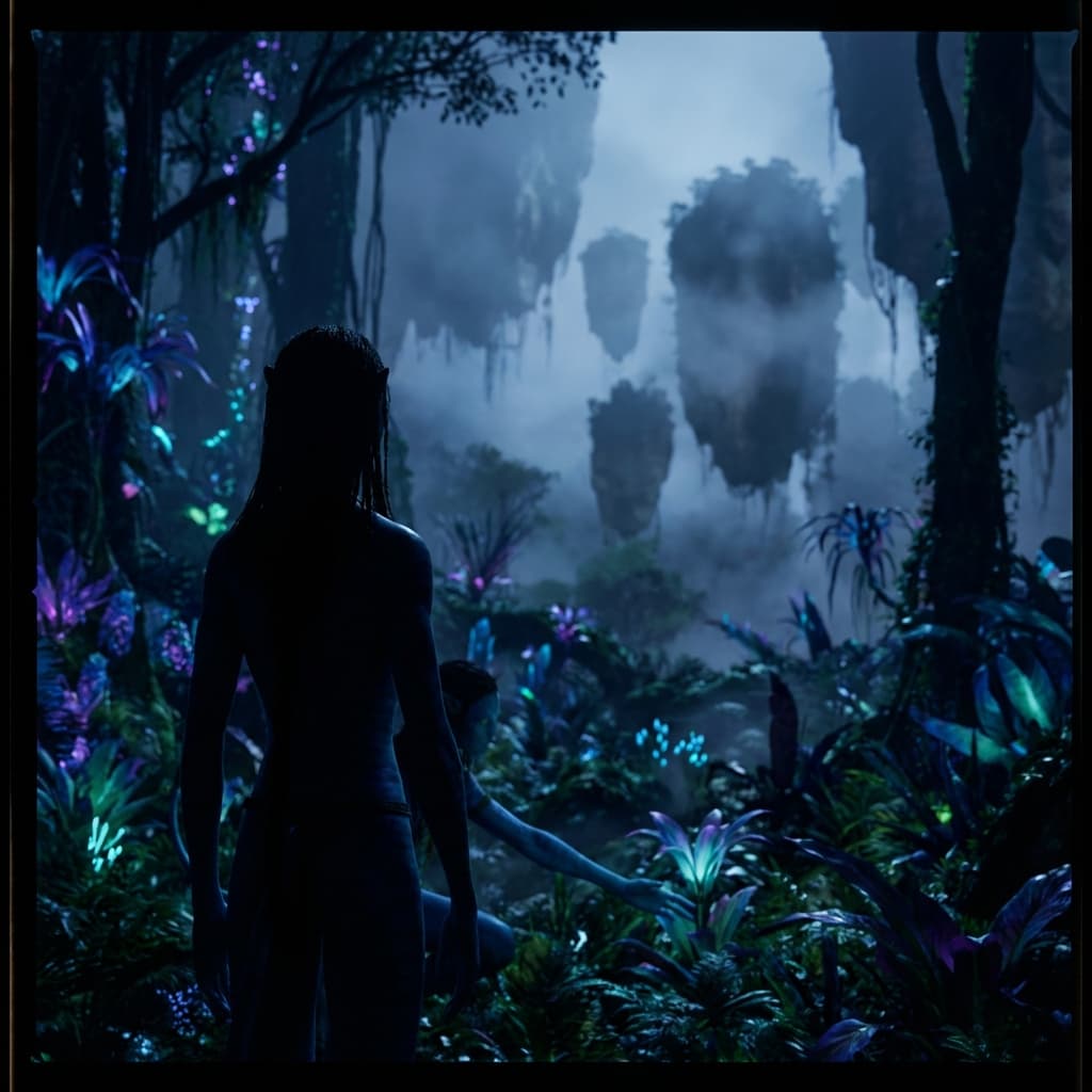 Bioluminescent Jungle Epic style preview