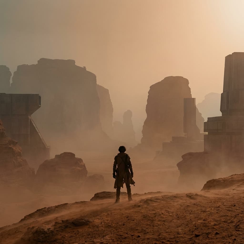 Monumental Minimal Sci-Fi style preview