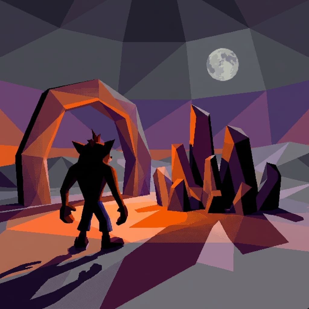Low-Poly 3D style preview