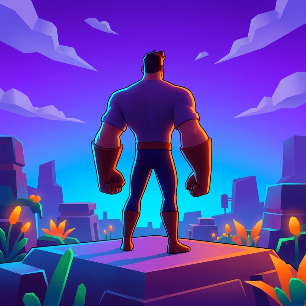 Stylized 3D style preview