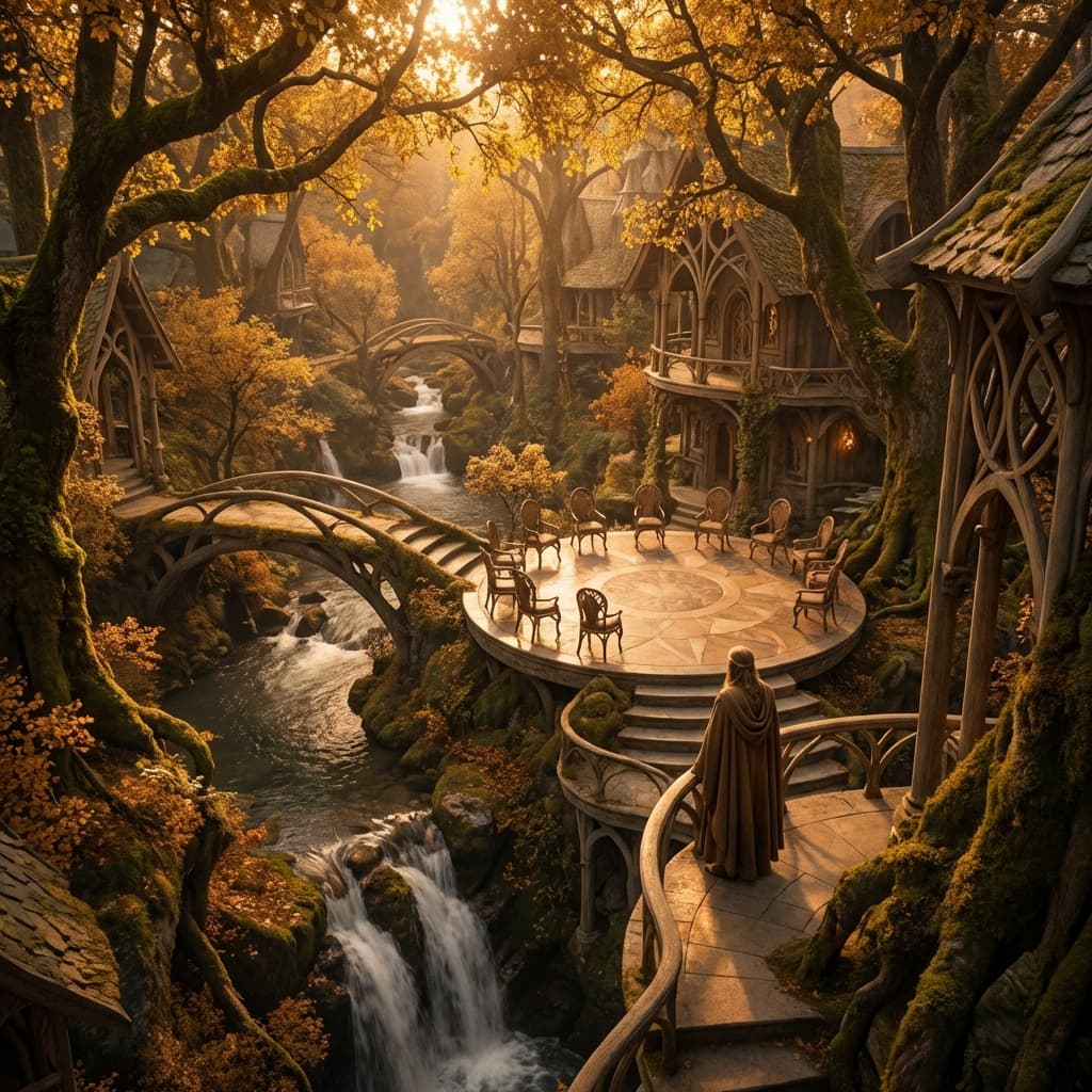Elven Valley Sanctuary still preview: Hidden elven refuge