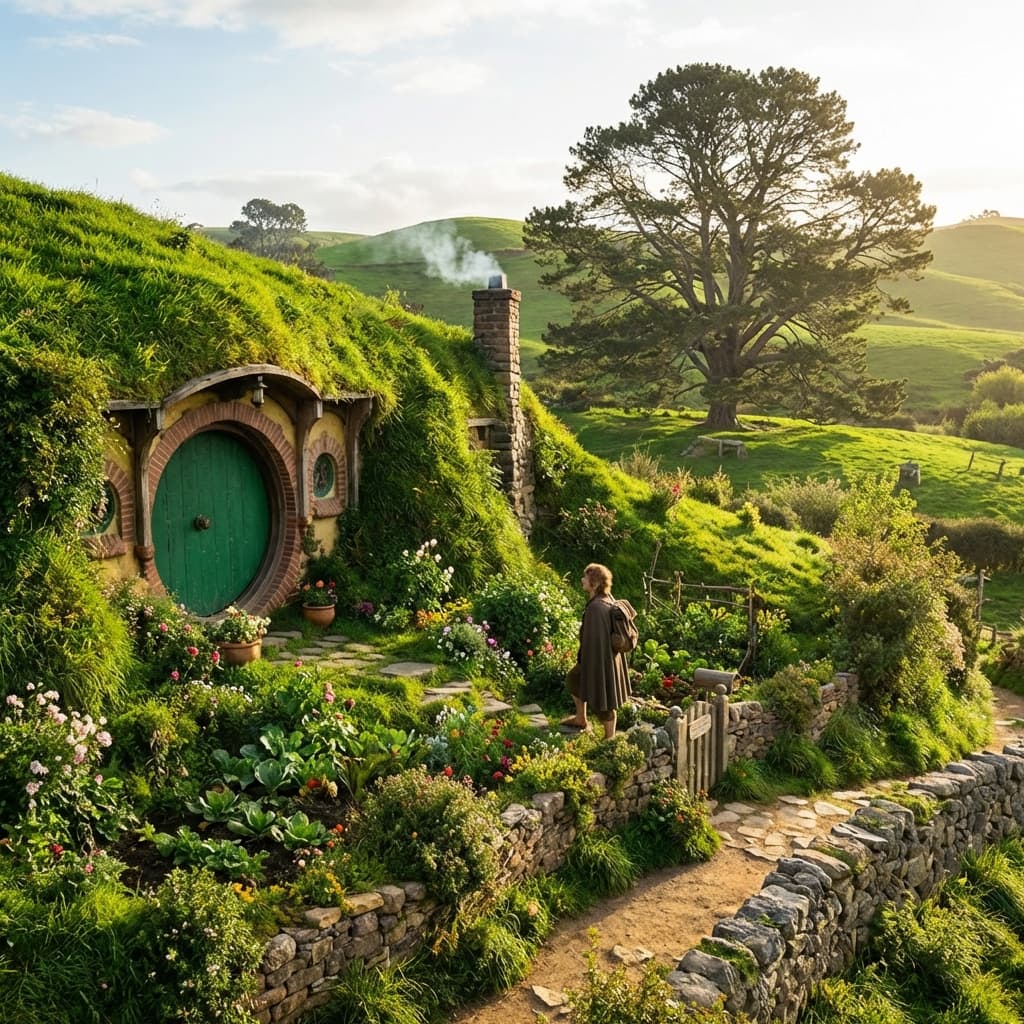 Halfling Hill Home scene preview