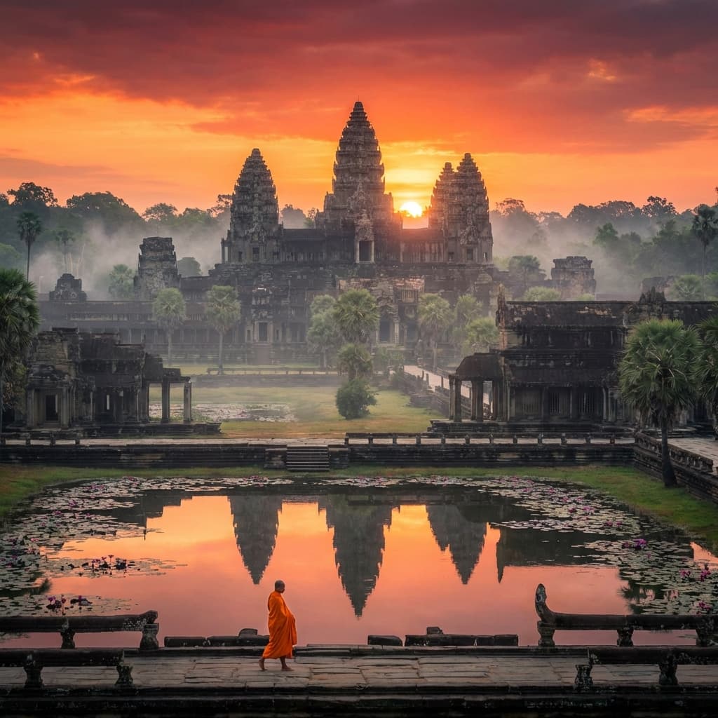 Angkor Wat Sunrise scene preview