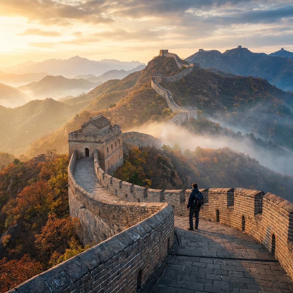 Great Wall of China scene preview