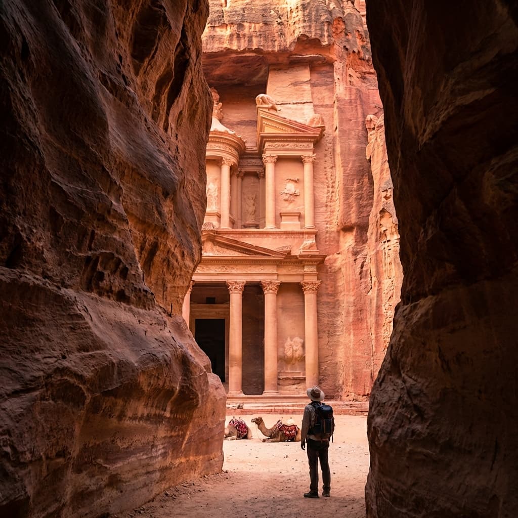 Petra Rose City still preview: Treasury carved in stone