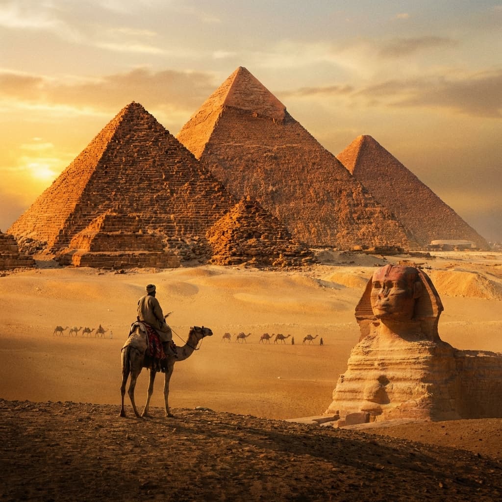 Pyramids of Giza scene preview