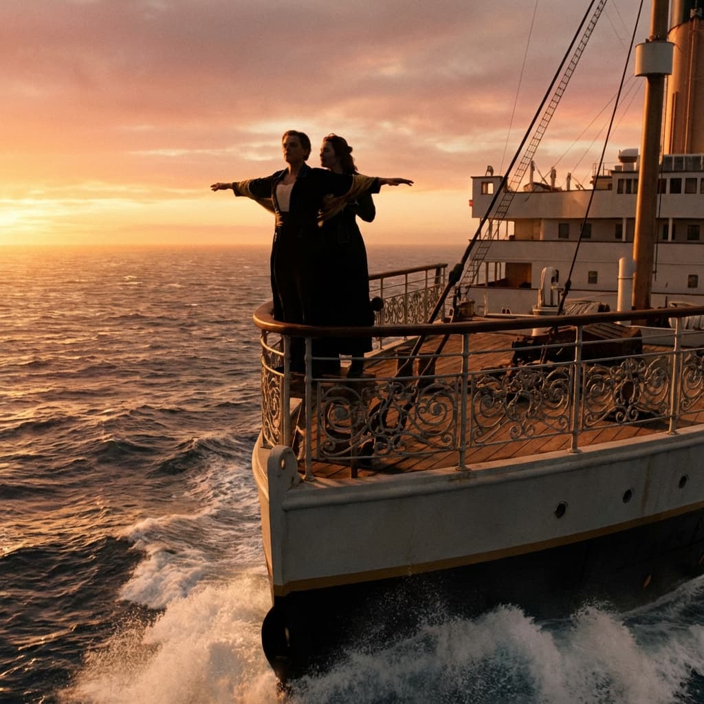 Ship Bow Romance still preview: Flying on the bow