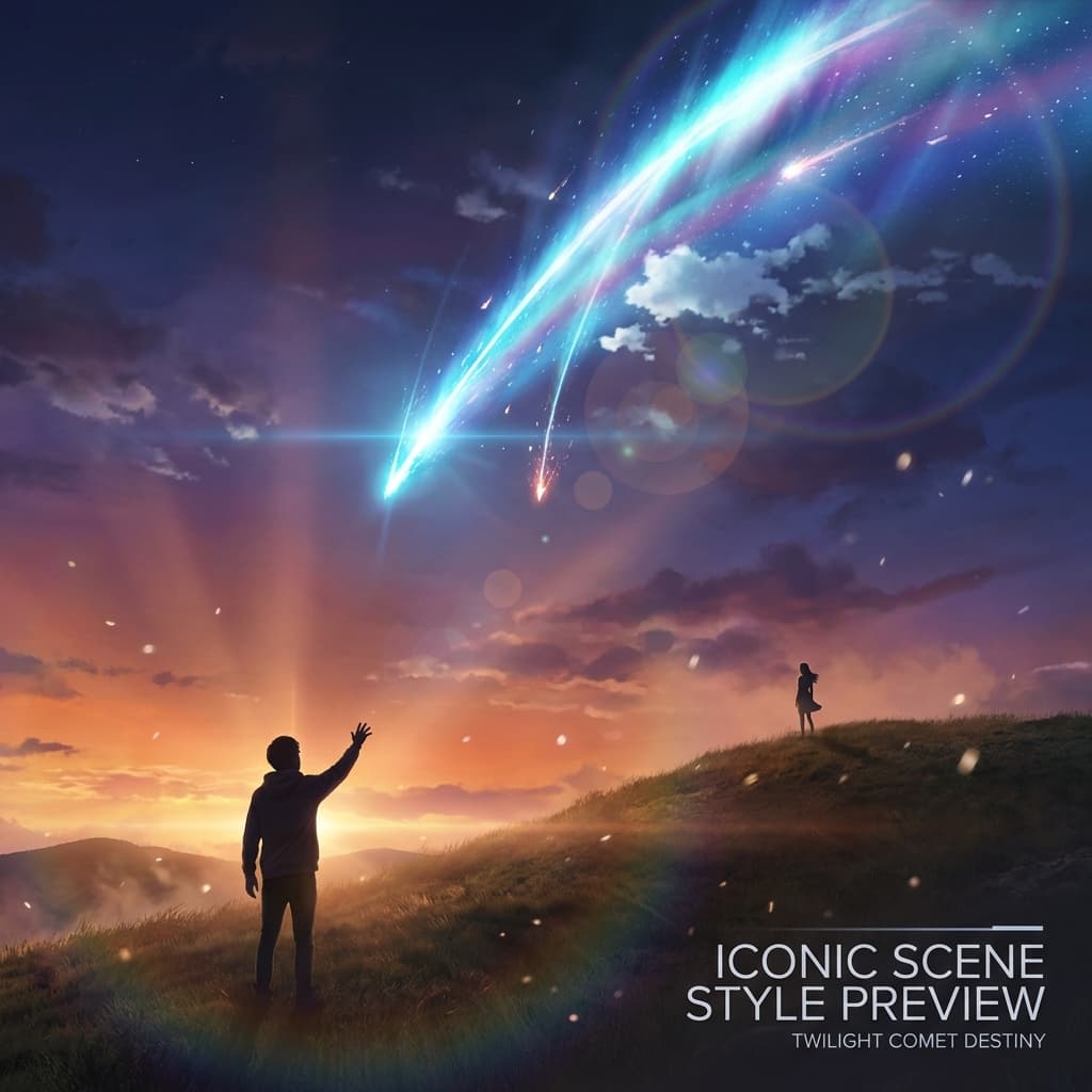 Twilight Comet Destiny still preview: Comet splits the sky