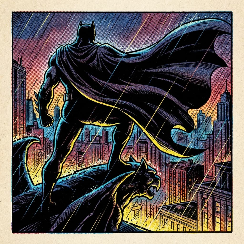 Superhero Comics style preview