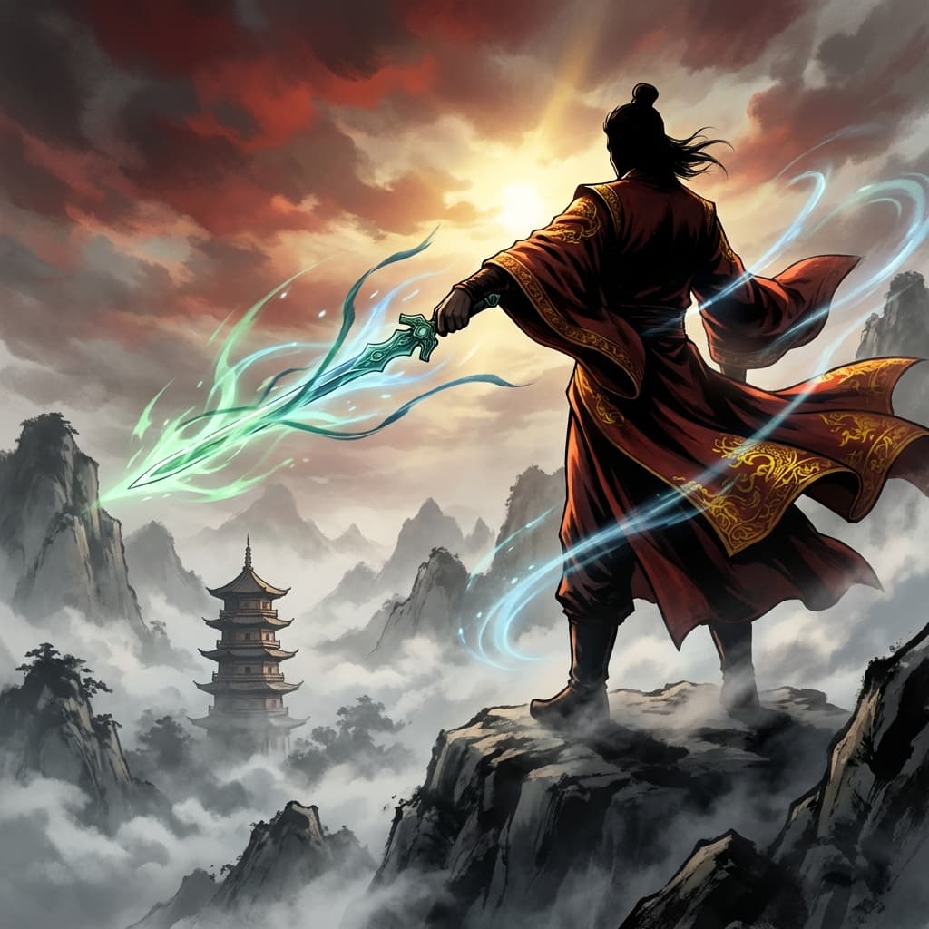 Wuxia Manhua style preview