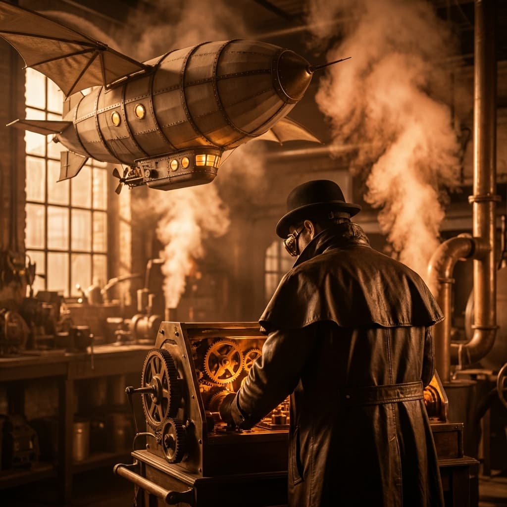 Steampunk style preview