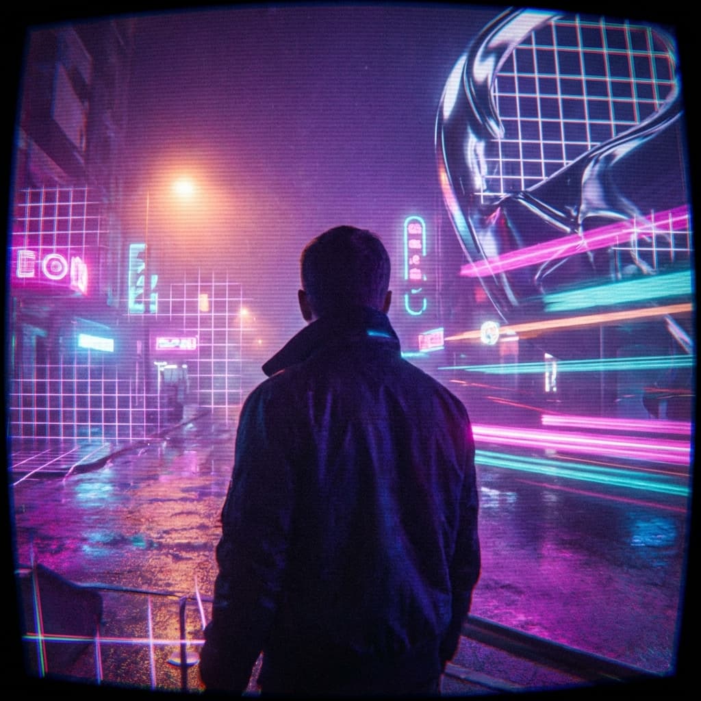 Retro 80s Neon style preview